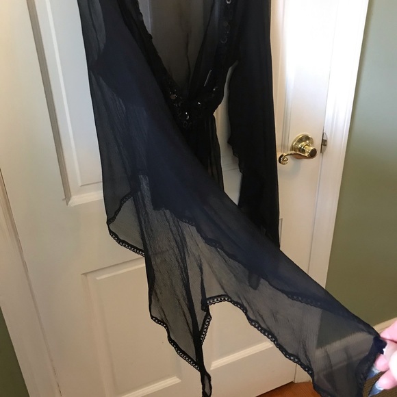 Blumarine Sequined 100% Silk Blouse Size 44 - Picture 6 of 10